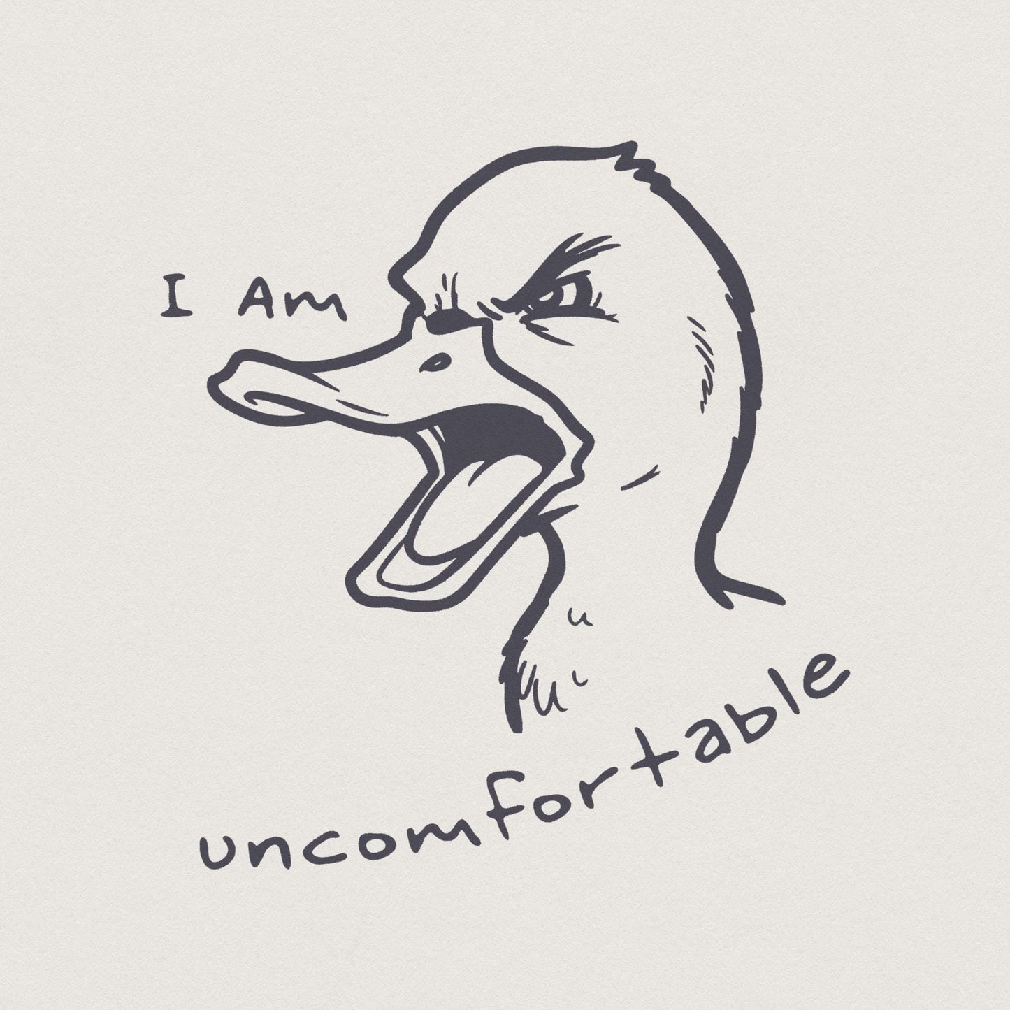 Funny Goose Shirt PNG, Silly Goose - 300 DPI Design for T-Shirt