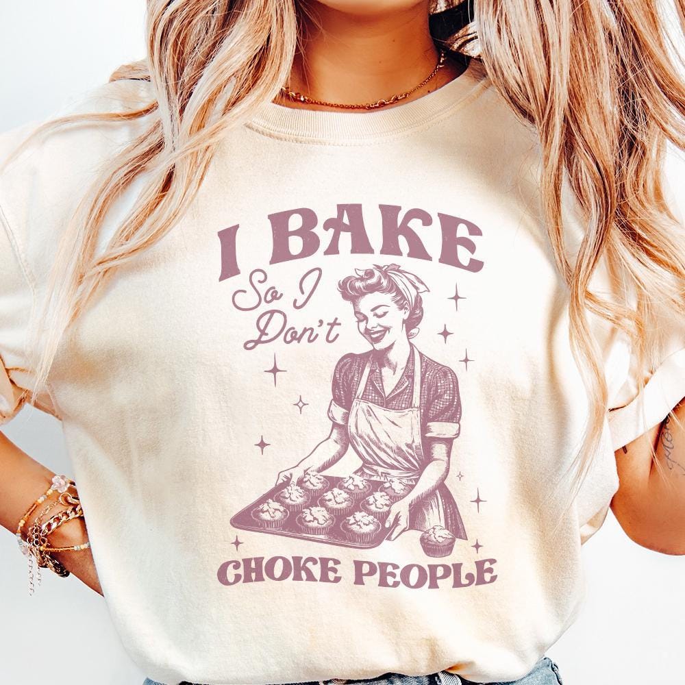 Retro Baking PNG, Vintage Baker Design - 300 DPI Design for T-Shirt