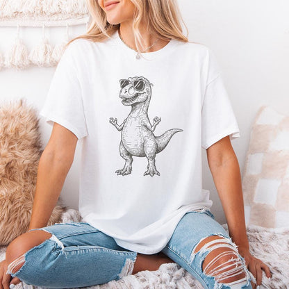 T Rex Dinosaur Png, Funny Dinosaur png - 300 DPI Design for T-Shirt