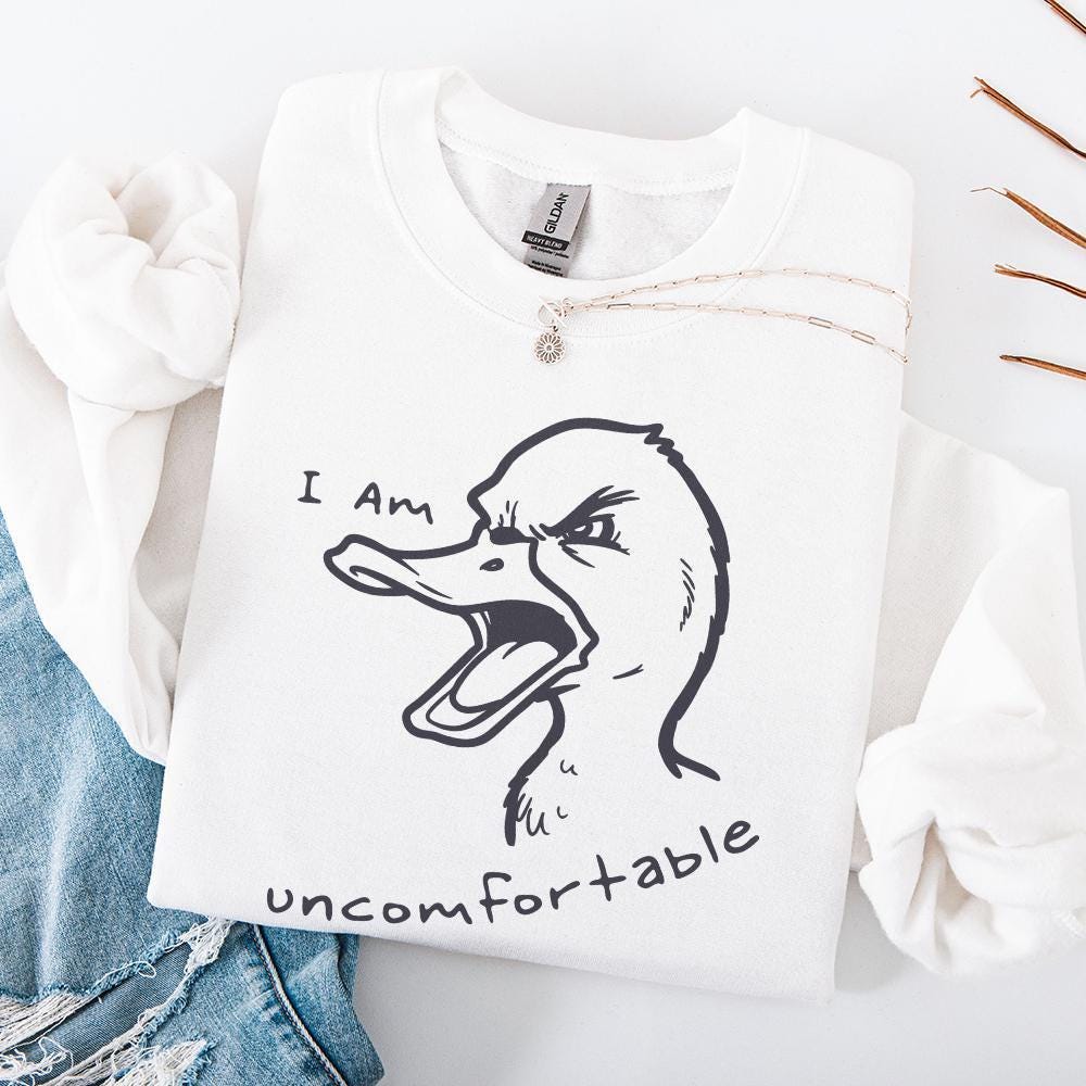 Funny Goose Shirt PNG, Silly Goose - 300 DPI Design for T-Shirt