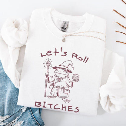 Funny Frog & Toad Wizard png, D20 Dice PNG - 300 DPI Design for T-Shirt