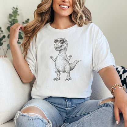 T Rex Dinosaur Png, Funny Dinosaur png - 300 DPI Design for T-Shirt