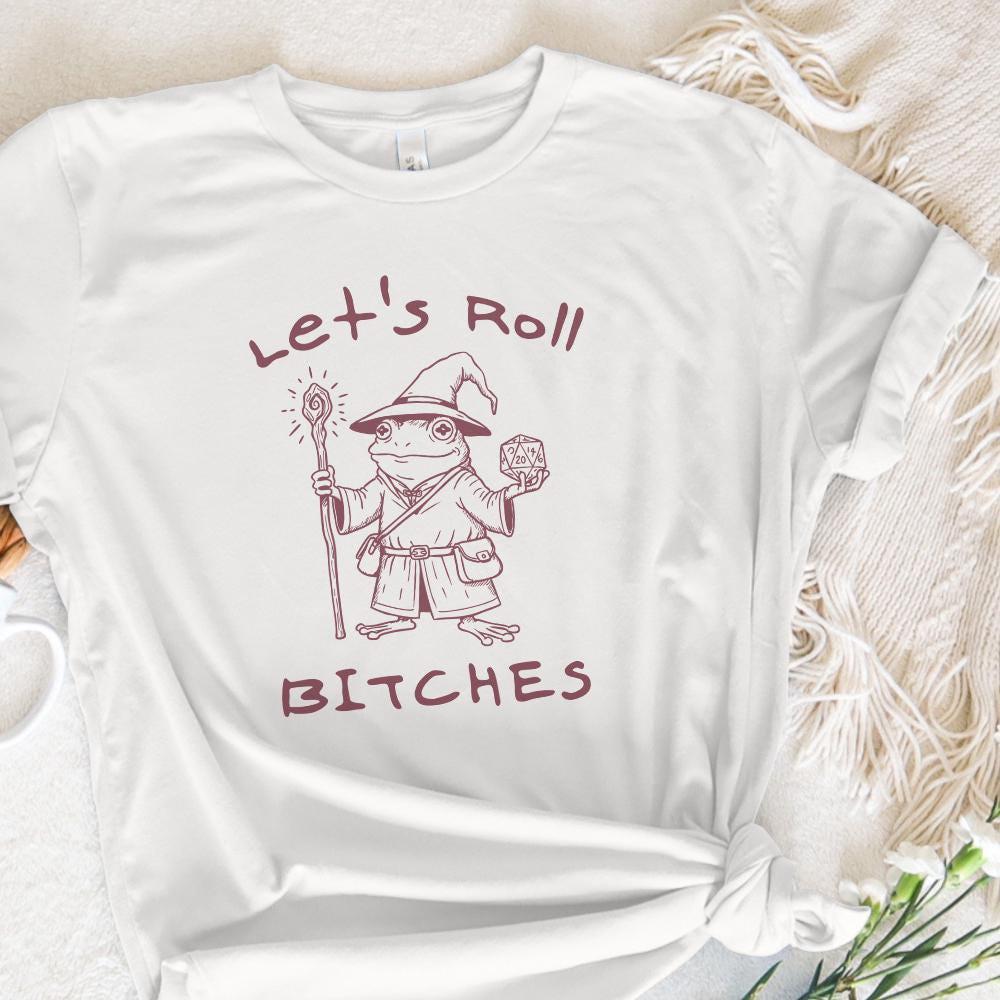 Funny Frog & Toad Wizard png, D20 Dice PNG - 300 DPI Design for T-Shirt