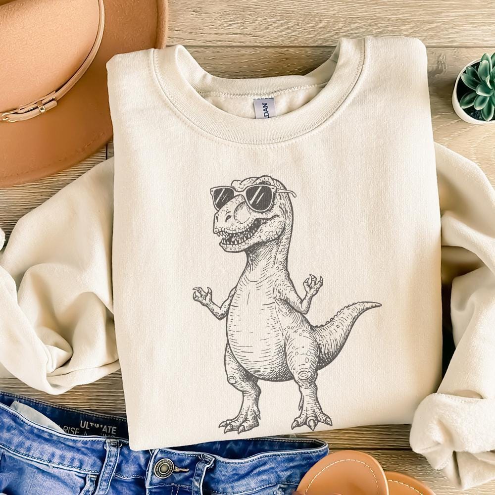 T Rex Dinosaur Png, Funny Dinosaur png - 300 DPI Design for T-Shirt