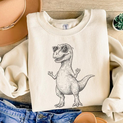 T Rex Dinosaur Png, Funny Dinosaur png - 300 DPI Design for T-Shirt