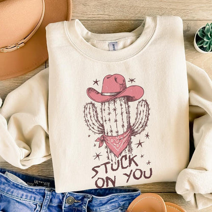 Stuck On You PNG, Cactus Png - 300 DPI Design for T-Shirt