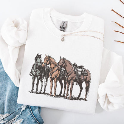 Western Horse PNG, Western Sublimation Design - 300 DPI Design for T-Shirt