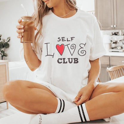 Self Love Club PNG, Valentines Day png - 300 DPI Design for T-Shirt