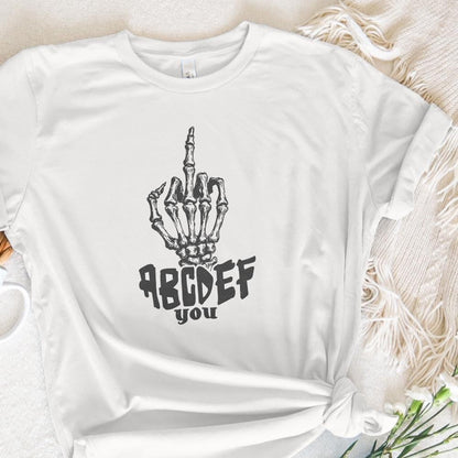 ABCDEFU PNG, Funny Valentines Png - 300 DPI Design for T-Shirt