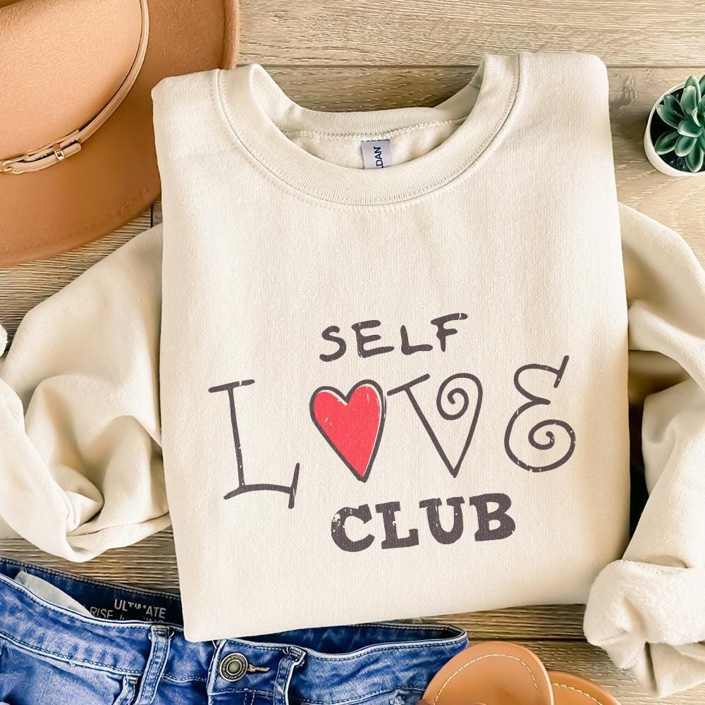 Self Love Club PNG, Valentines Day png - 300 DPI Design for T-Shirt