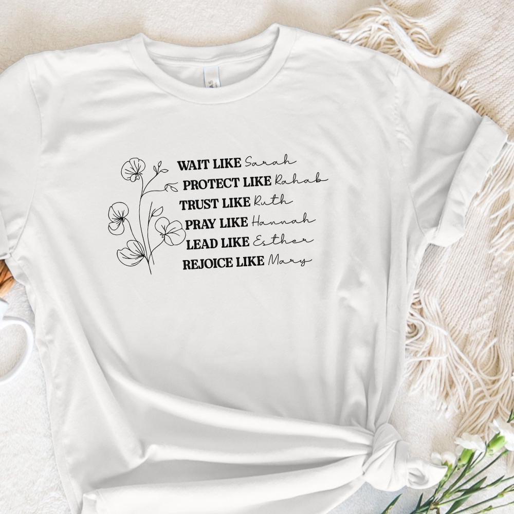 Women of the Bible png, Boho Christian png - 300 DPI Design for T-Shirt