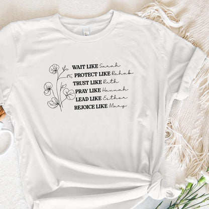 Women of the Bible png, Boho Christian png - 300 DPI Design for T-Shirt