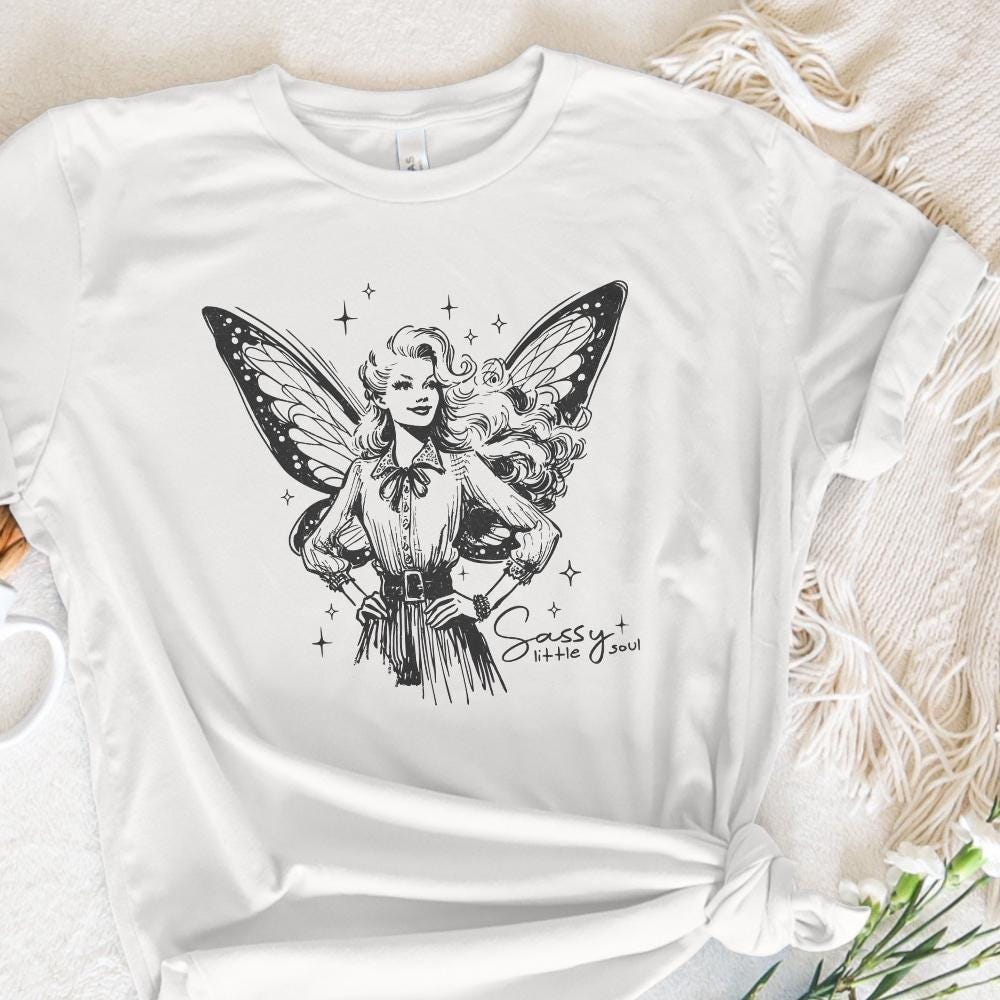 Sassy Little Soul Fairy PNG, Trendy Sublimation Design - 300 DPI Design