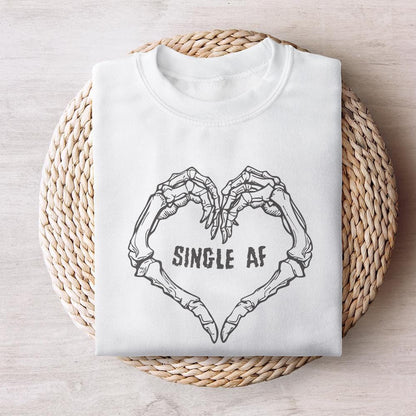 Single AF PNG, Valentines Day PNG - 300 DPI Design for T-Shirt