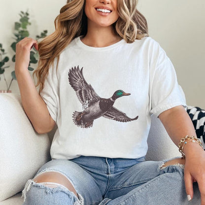 Mallard Duck PNG, Wild Duck Clipart - 300 DPI Design for T-Shirt