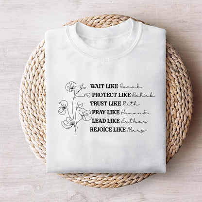 Women of the Bible png, Boho Christian png - 300 DPI Design for T-Shirt