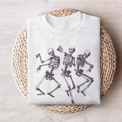 Dancing Skeletons PNG, Funny Skeleton Design - 300 DPI Design for T-Shirt