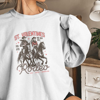 St. Valentine's Wild West Rodeo, Vintage Western Valentine Design - 300