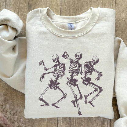 Dancing Skeletons PNG, Funny Skeleton Design - 300 DPI Design for T-Shirt