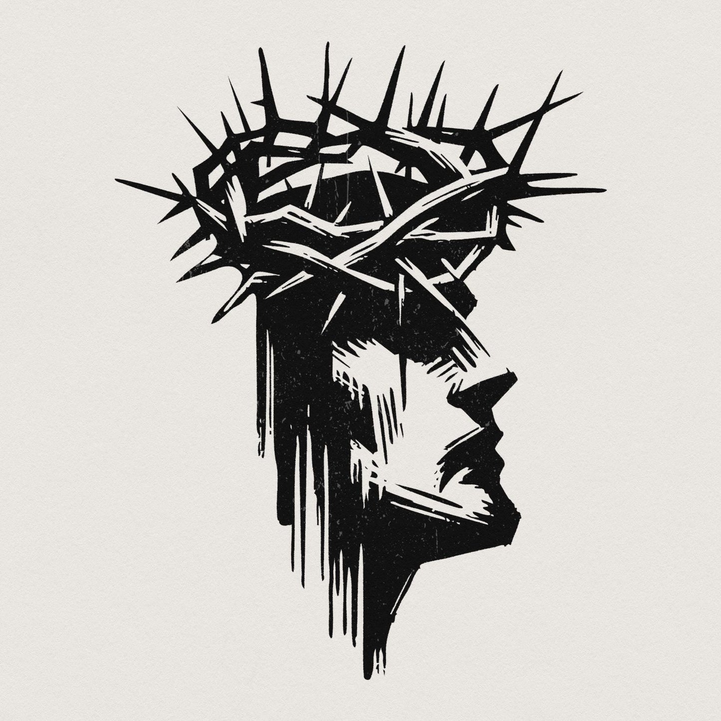 Jesus Cross PNG, Jesus Clipart - 300 DPI Design for T-Shirt