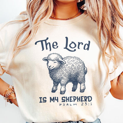 The Lord is My Shepherd Png, Christian Easter Sublimation - 300 DPI