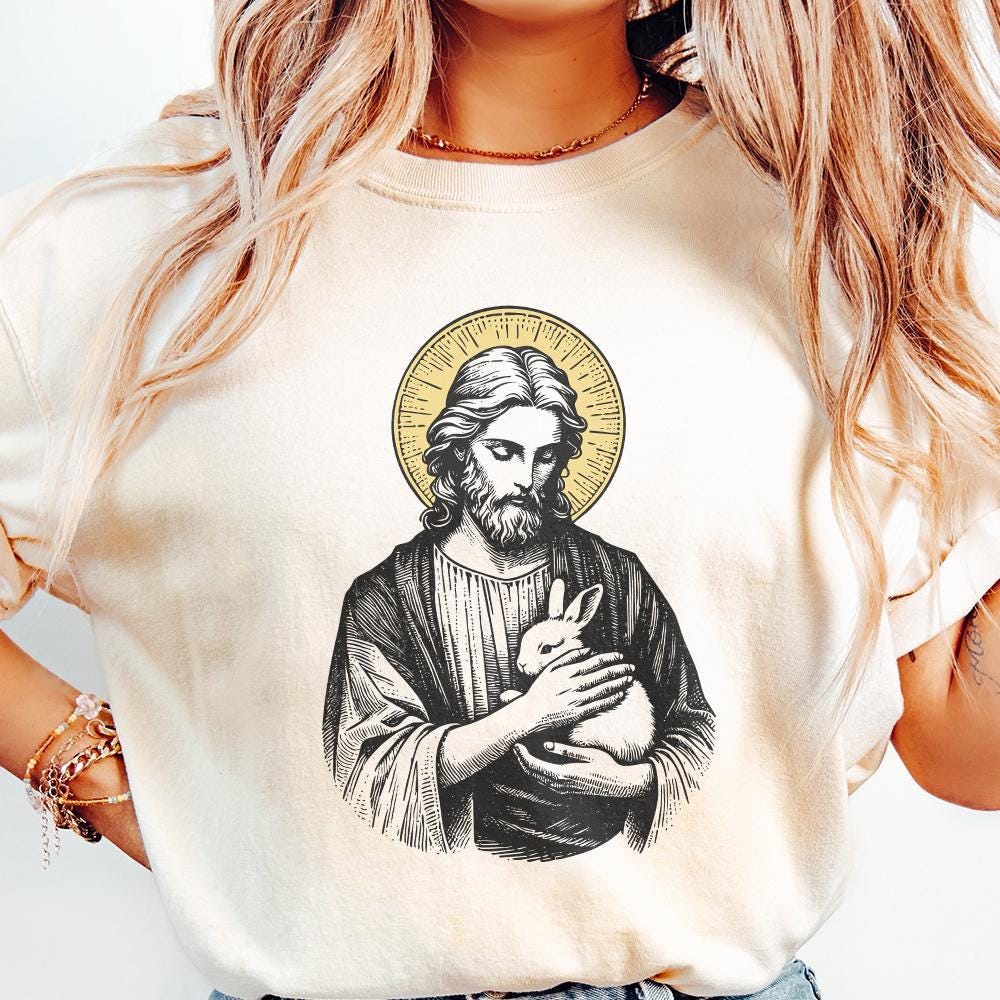 Easter Digital Art, Jesus PNG - 300 DPI Design for T-Shirt