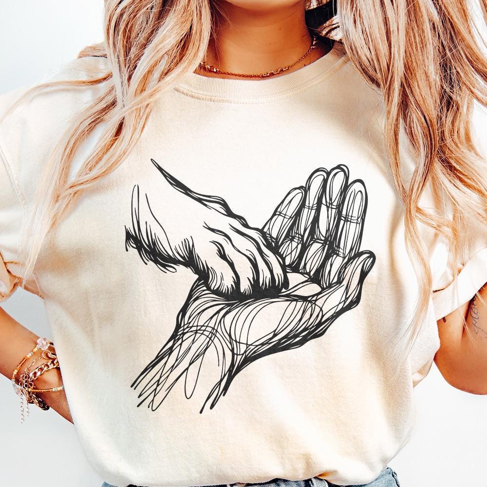 Hand-Paw png, Paw and Hand png - 300 DPI Design for T-Shirt