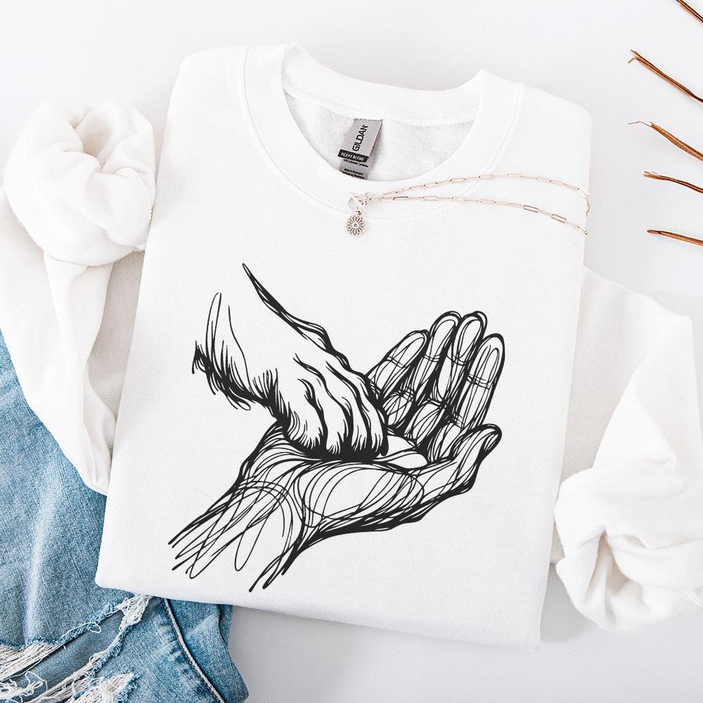 Hand-Paw png, Paw and Hand png - 300 DPI Design for T-Shirt