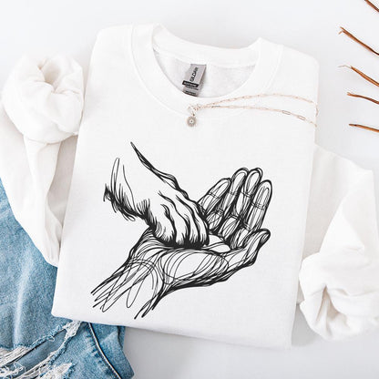 Hand-Paw png, Paw and Hand png - 300 DPI Design for T-Shirt