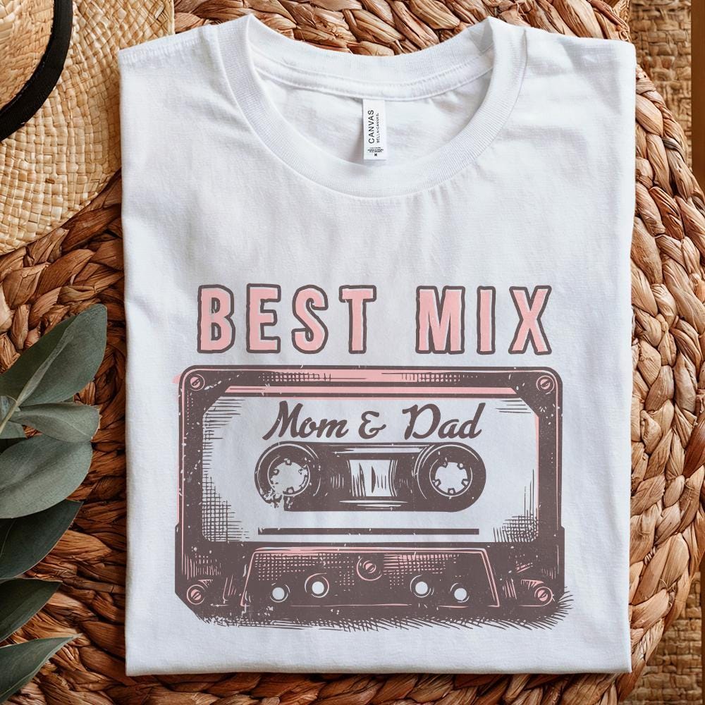 Best Mix Mom and Dad PNG, Baby png - 300 DPI Design for T-Shirt