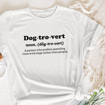 Dogtrovert Definition PNG, Dog Mom png - 300 DPI Design for T-Shirt