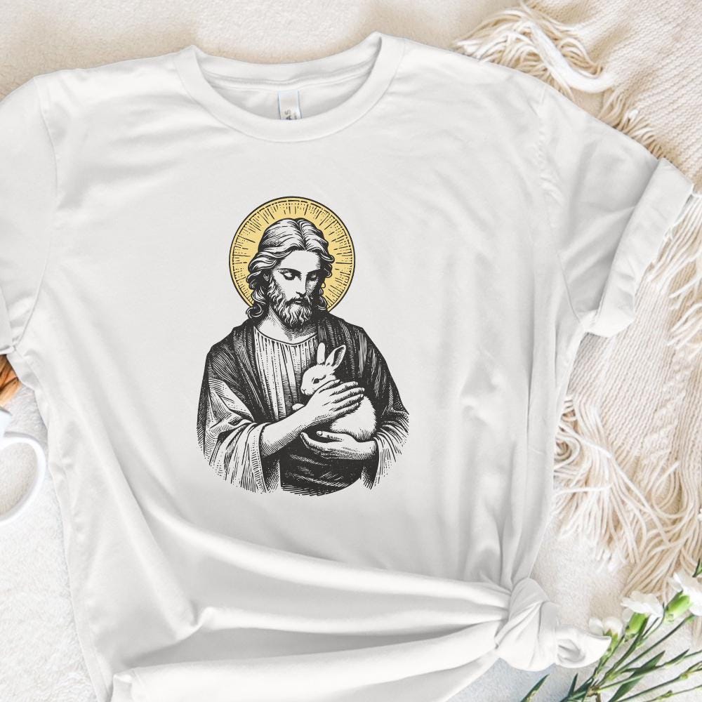 Easter Digital Art, Jesus PNG - 300 DPI Design for T-Shirt