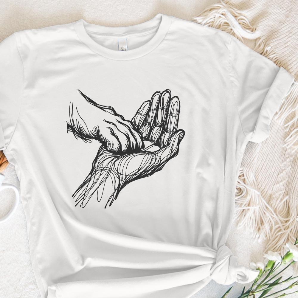 Hand-Paw png, Paw and Hand png - 300 DPI Design for T-Shirt
