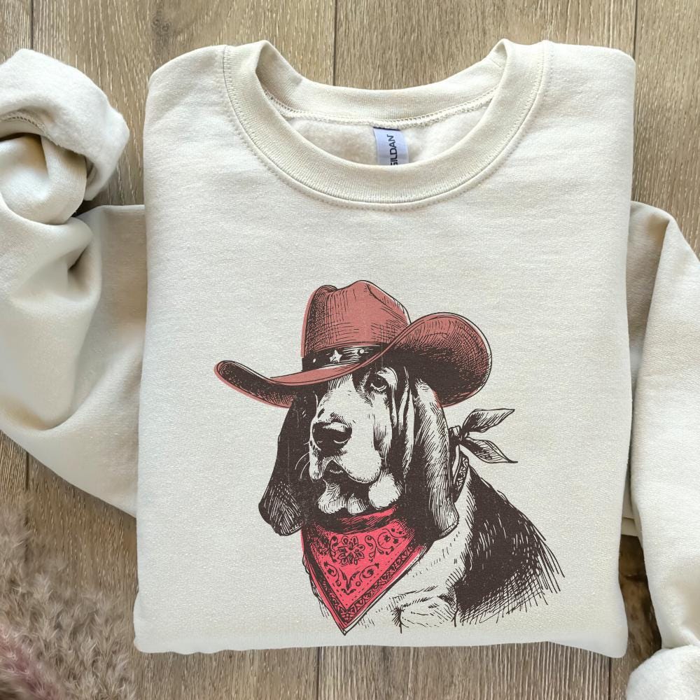 Cowboy Dog PNG, Cowboy Hat - 300 DPI Design for T-Shirt