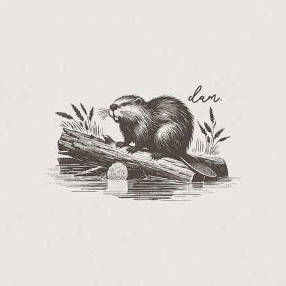Beaver Dam PNG, Funny Beaver - 300 DPI Design for T-Shirt