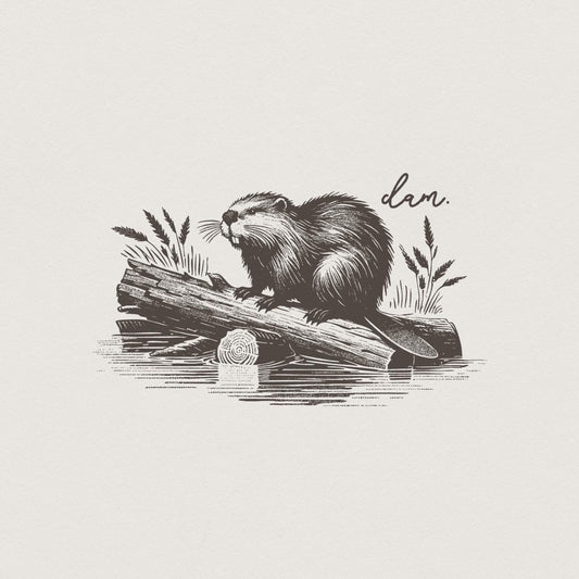 Beaver Dam PNG, Funny Beaver - 300 DPI Design for T-Shirt