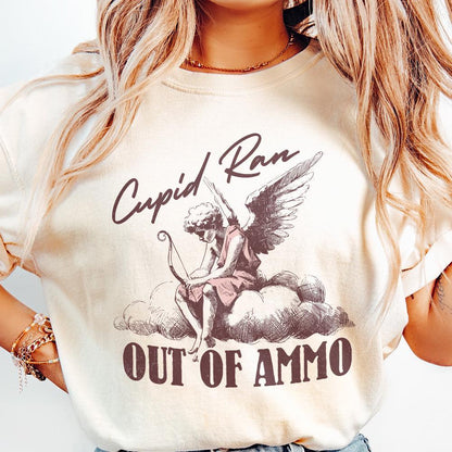Cupid out of Arrows Png, Funny Valentine png - 300 DPI Design for T-Shirt