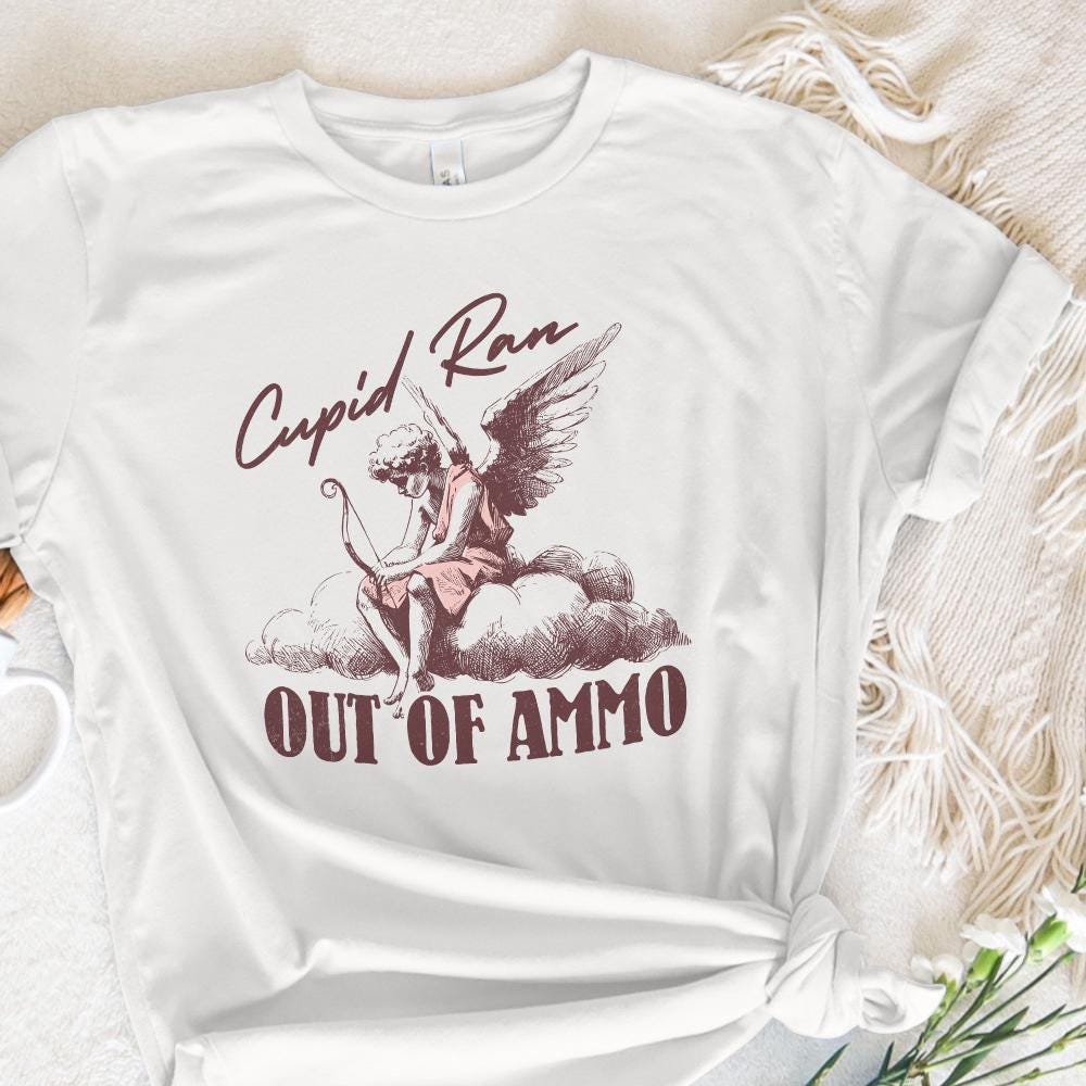 Cupid out of Arrows Png, Funny Valentine png - 300 DPI Design for T-Shirt
