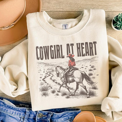 Western Cowgirl Png, Western Valentines Png - 300 DPI Design for T-Shirt