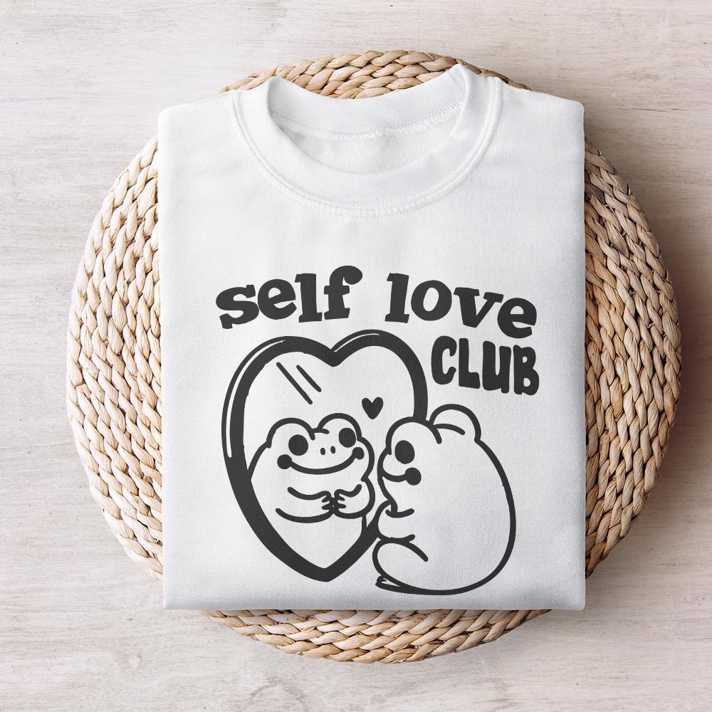 Self Love Social Club Png, Retro valentines png - 300 DPI Design for