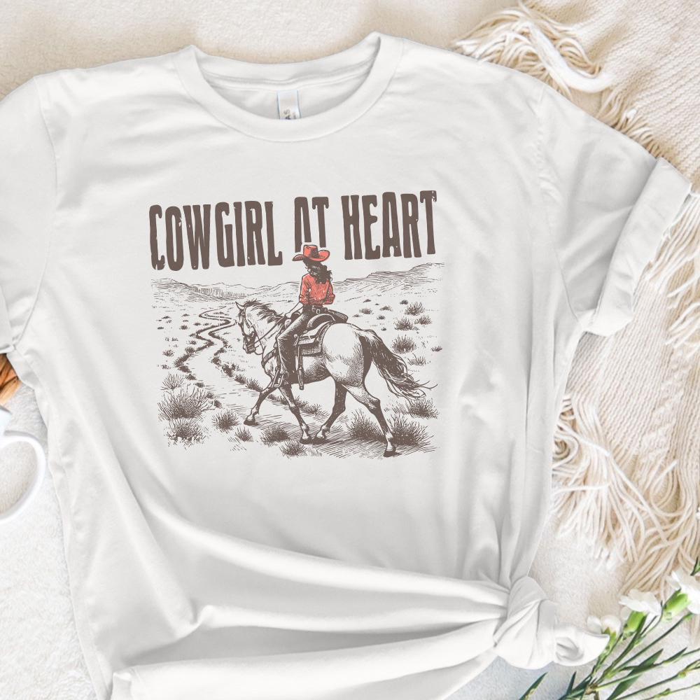 Western Cowgirl Png, Western Valentines Png - 300 DPI Design for T-Shirt