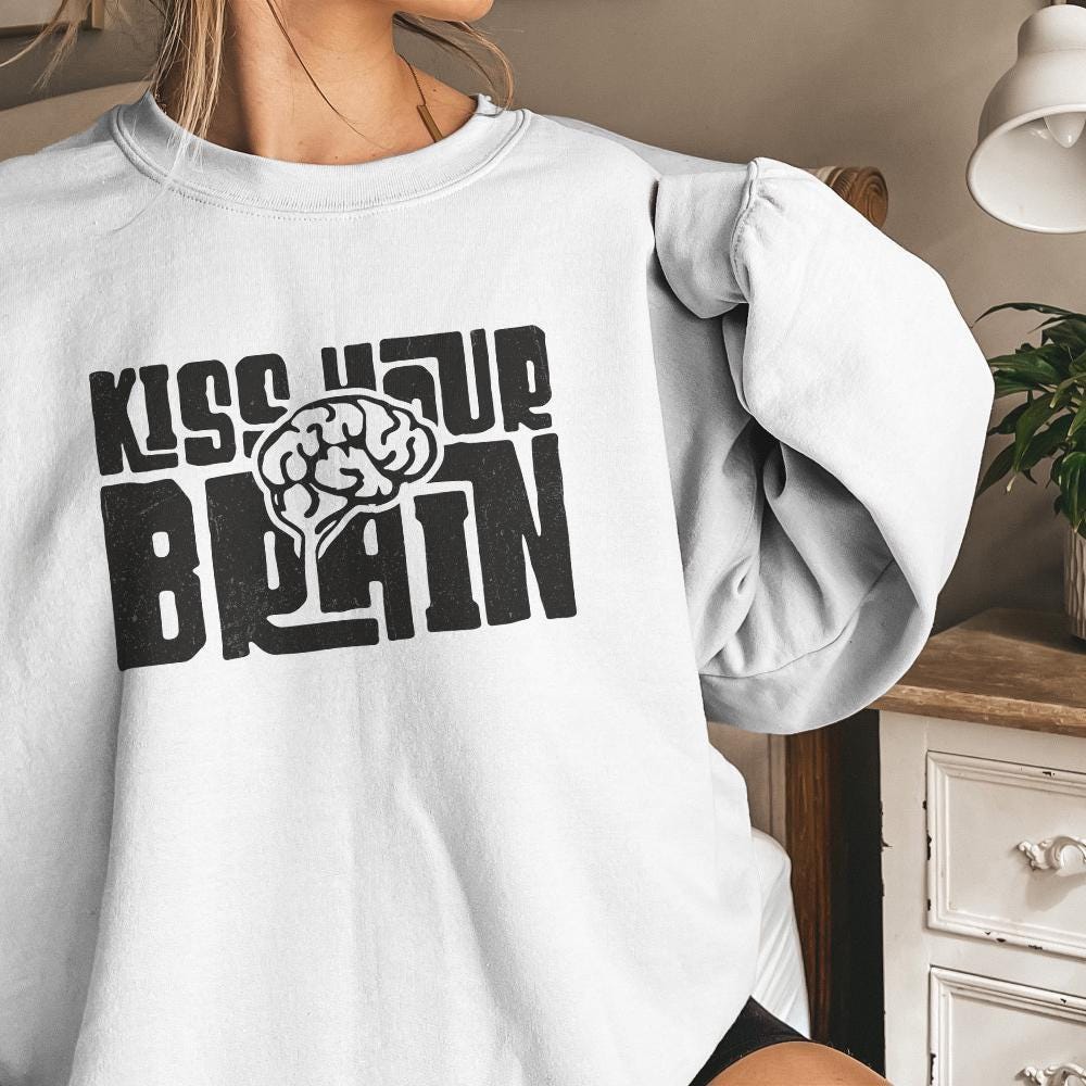 Kiss Your Brain Png, Teacher Appreciation Png - 300 DPI Design for T-Shirt