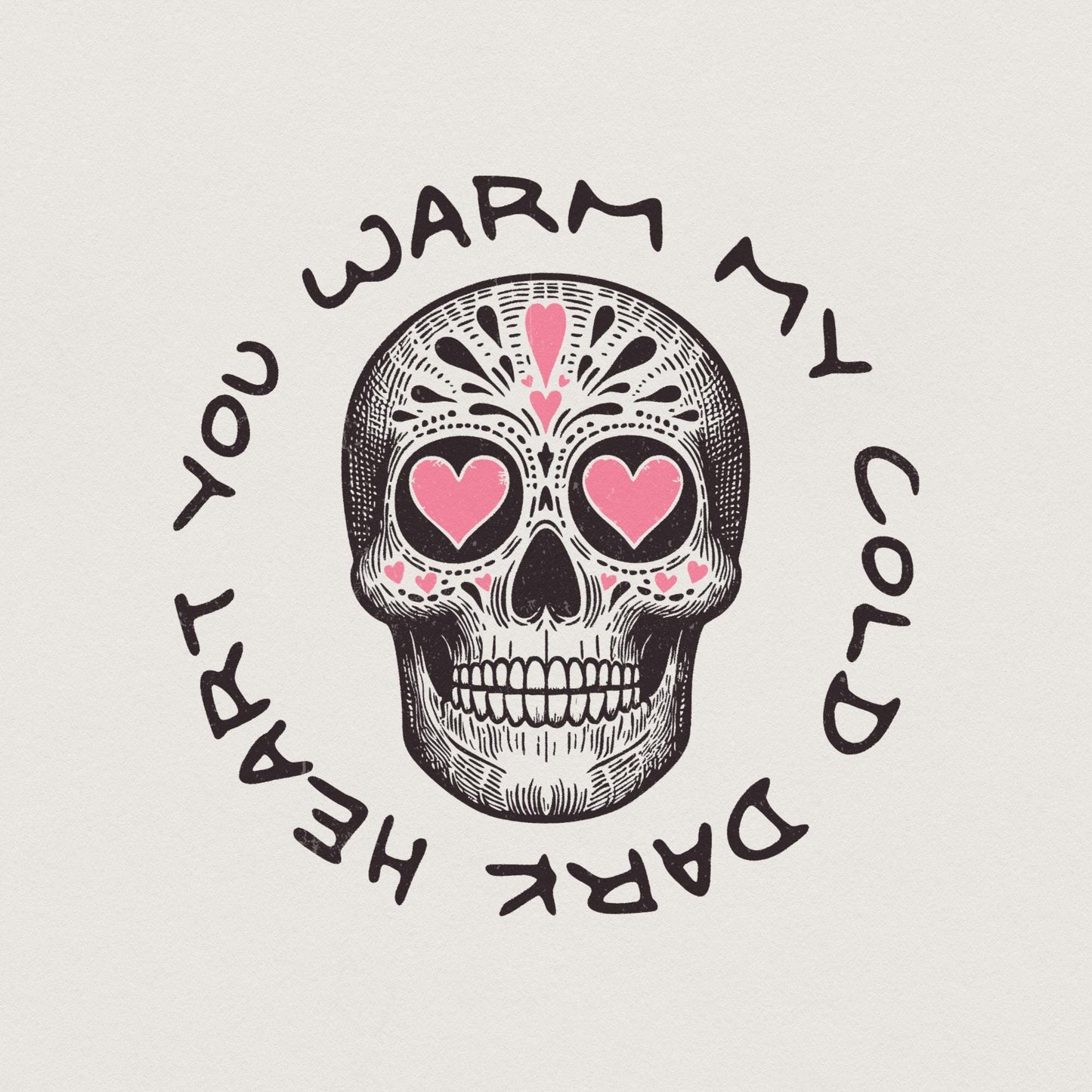 Funny Valentine PNG, Skeleton Digital Download - 300 DPI Design for T-Shirt