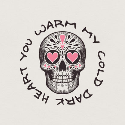 Funny Valentine PNG, Skeleton Digital Download - 300 DPI Design for T-Shirt