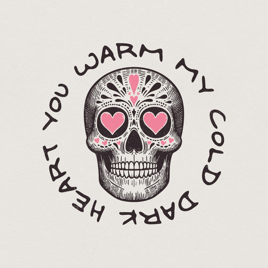 Funny Valentine PNG, Skeleton Digital Download - 300 DPI Design for T-Shirt