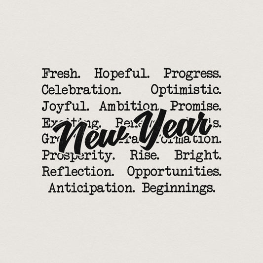 New Year Words png png, Cozy Sweaters - 300 DPI Design for T-Shirt