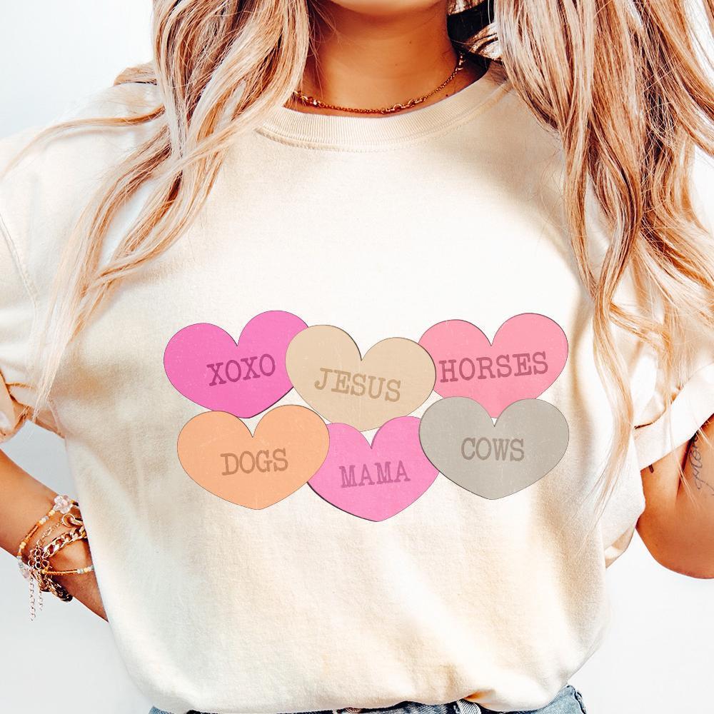 Western Valentines png, Christian PNG - 300 DPI Design for T-Shirt