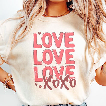 Valentines Day PNG, Xoxo PNG - 300 DPI Design for T-Shirt