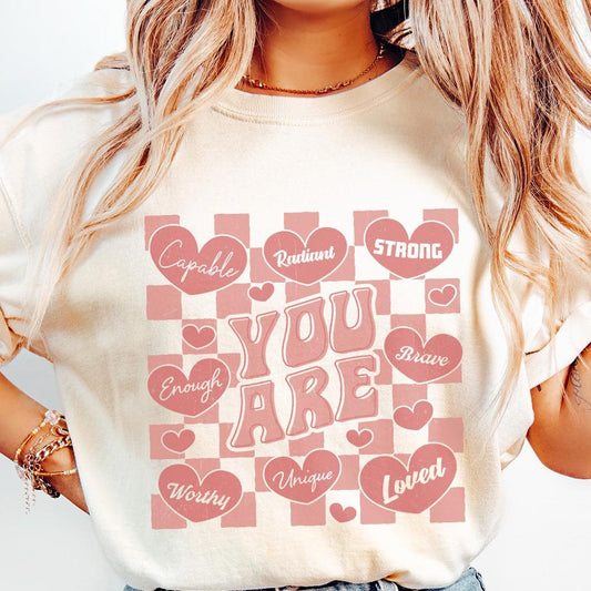 You Are Enough png, Self Love Png - 300 DPI Design for T-Shirt