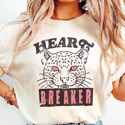 Heartbreaker PNG, Leopart Pattern - 300 DPI Design for T-Shirt
